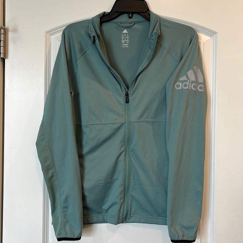 Women’s medium Adidas climalite full zip lightweight sweatshirt jacket